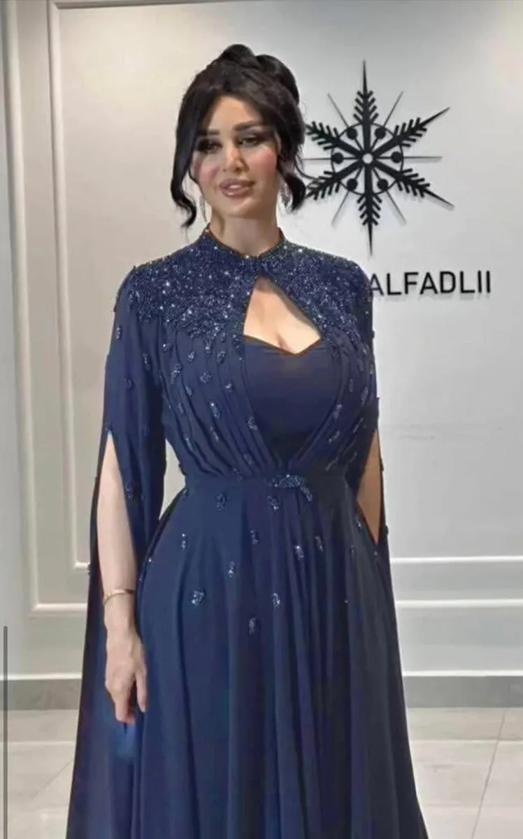 Other — فستان حفلة ازرق مقاس L